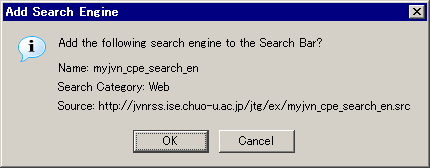Install of Mozilla-Search Plugin